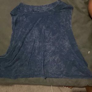 LULULEMON MUSCLE LOVE TANK, SIZE 10, WASHED MINERAL BLUE